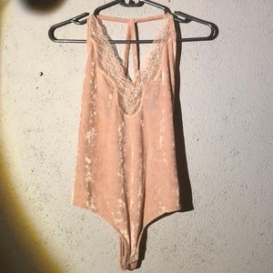 Velvet bodysuit